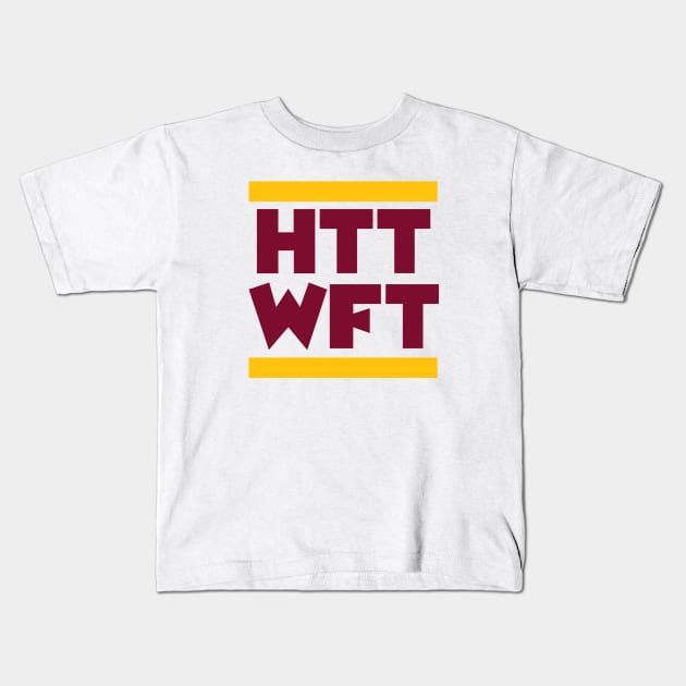 Run HTTWFT - White Kids T-Shirt by KFig21